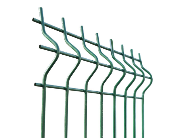 Welded panel fence ZnPVC 2500x1730x4mm green